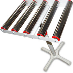 Cavalete de apoio com 5 roletes capacidade 50 kg - PRA/5 Cavalete de apoio com 5 roletes capacidade 50 kg - PRA/5