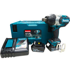 Chave de impacto a bateria 18V 5.0 Ah encaixe 3/4 com 2 baterias e maleta - DTW1001RTJ  Chave de impacto a bateria 18V 5.0 Ah encaixe 3/4 com 2 baterias e maleta - DTW1001RTJ