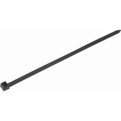 Abraadeira de nylon preta 9 mm x 28 cm com 100 peas