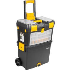 Caixa plástica para ferramentas com rodas 46,0 x 26,0 x 62,0 cm - CRV0400 Caixa plástica para ferramentas com rodas 46,0 x 26,0 x 62,0 cm - CRV0400