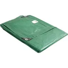 Lona de polietileno verde 5 m x 3 m
