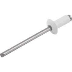 Rebite de repuxo 3,2 x 12 mm branco 312 c/ 1000 pe�as
