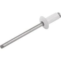 Rebite de repuxo 4,0 x 12 mm branco 412 com 1000 peças Rebite de repuxo 4,0 x 12 mm branco 412 com 1000 peças