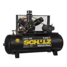 Compressor de ar 40 pés 425L 10 hp 175 lbs trifásico MSW40I/425 - FORT
