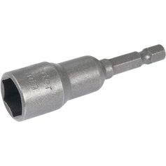 Soquete magnético sextavado 13 mm x 65 mm encaixe 1/4 Soquete magnético sextavado 13 mm x 65 mm encaixe 1/4