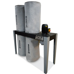 Coletor de pó 400L com 5 bocas 2 reservatórios 5 CV - CPD/5.S Coletor de pó 400L com 5 bocas 2 reservatórios 5 CV - CPD/5.S