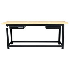 Bancada desmont�vel aberta de 2.000 x 600 mm com tampo de pinus