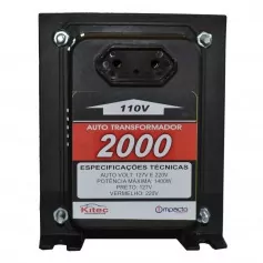 Transformador de voltagem para potência até 1400 watts - ATK2000VAPT   