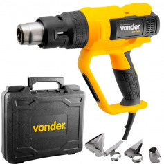 Soprador trmico digital 1800W 50 a 650C 2 estgios com acessrios - STV 1800