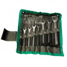 Jogo de chave combinada 8 a 17 mm a�o cromo van�dio 8 pe�as - 1540355