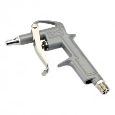 Pistola de ar para limpeza bico curto com corpo em alumínio