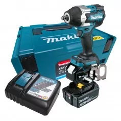 Chave de impacto a bateria 18V 5Ah encaixe 1/2