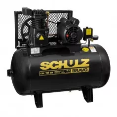 Compressor de ar 10 pés 100L 2 hp 140 lbs monofásico CSL 10BR/100 - BRAVO