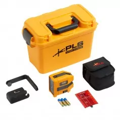 Nível a laser 3 pontos alcance de 30 metros com acessórios - PLS 3 R