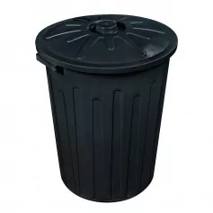 Lixeira plástica redonda 65 litros - CF65PT