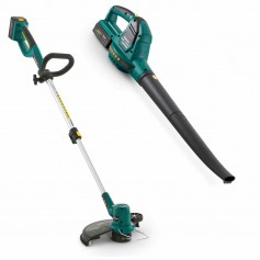 Combo Aparador de grama a bateria 24V + Soprador de folhas 24V - AGSP24B-2FC Combo Aparador de grama a bateria 24V + Soprador de folhas 24V - AGSP24B-2FC