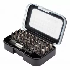 Jogo de bits com fixador magnético com 31 peças