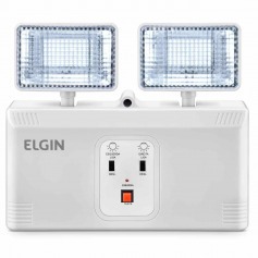 Luminária de emergência LED 2.000 lúmens com 2 faróis - 48LEM2KL0000 Luminária de emergência LED 2.000 lúmens com 2 faróis - 48LEM2KL0000