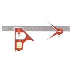 Esquadro de aço combinado 300 mm com nível Esquadro de aço combinado 300 mm com nível