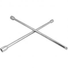 Chave de roda tipo cruz com adaptador para soquete 17 x 19 x 21 x 