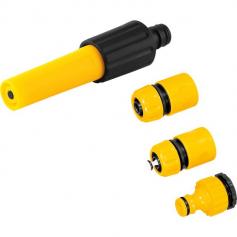 Esguicho pl�stico com jato regul�vel com acess�rios