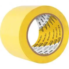 Fita adesiva para demarcação 100 mm x 30 m amarela
