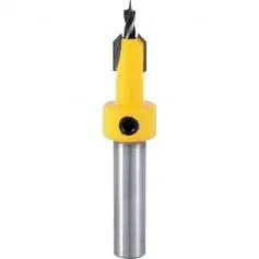 Fresa com dentes de vídea/metal duro para cabeça cônica 8mm
