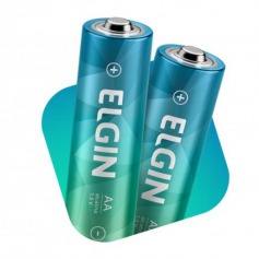 Pilha alcalina pequena AA com 2 unidades  Pilha alcalina pequena AA com 2 unidades