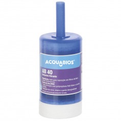 Refil filtrante para purificador de gua AB40 com rosca longa
