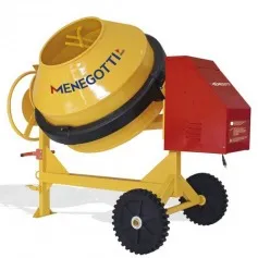Betoneira 400 litros com motor 2 hp monofásico com kit elétrico de segurança - Rental