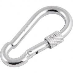 Mosquetão com trava roscada 6 mm x 60 mm Mosquetão com trava roscada 6 mm x 60 mm