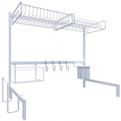 Organizador cozinha autossustent�vel 63 cm 14 pe�as - Essence