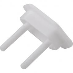 Protetor de tomada branco com 3 peças Protetor de tomada branco com 3 peças