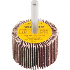 Roda de lixa 40 x 25 mm com haste gr�o 120 