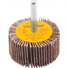 Roda de lixa 50 x 25 mm com haste grão 60 