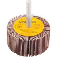 Roda de lixa 50 x 25 mm com haste gr�o 220 