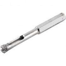 Serra copo diamantada 6 mm refrigerada com haste de 6,3 mm Serra copo diamantada 6 mm refrigerada com haste de 6,3 mm