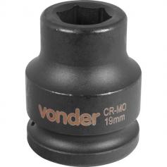 Soquete sextavado de impacto 19 mm encaixe 3/4