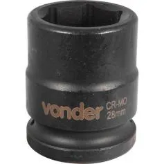 Soquete sextavado de impacto 28 mm encaixe 3/4