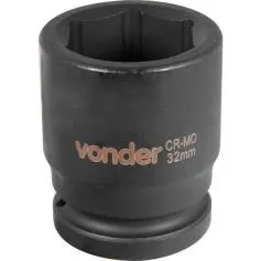 Soquete sextavado de impacto 32 mm encaixe 3/4