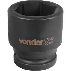 Soquete sextavado de impacto 36 mm encaixe 3/4