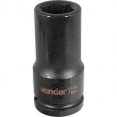 Soquete sextavado de impacto longo 24 mm encaixe 3/4 Soquete sextavado de impacto longo 24 mm encaixe 3/4