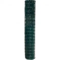 Tela alambrado verde malha 10 x 5 cm fio 2,5 mm com 1,8 x 25 m   