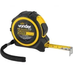 Trena com fita de aço 19 mm x 5 m com trava