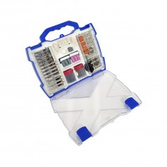 Kit de acessórios para micro retífica com 145 peças - W-145 Kit de acessórios para micro retífica com 145 peças - W-145