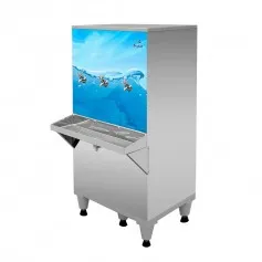 Bebedouro industrial de coluna 100 litros em aço inox - B100