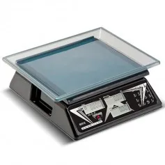 Balança digital contadora cristal preta 30 kg x 10 g - CR CL