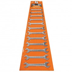 Jogos de chave fixa 6 x 32 mm a�o cromo van�dio com 12 pe�as