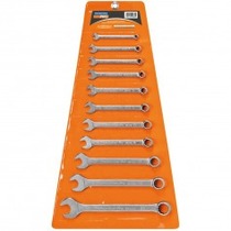 Jogo de chave combinada 6 a 22 mm aço cromo vanádio com 11 peças - 44650211 Jogo de chave combinada 6 a 22 mm aço cromo vanádio com 11 peças - 44650211