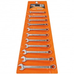 Jogo de chave combinada 6 a 22 mm aço cromo vanádio com 11 peças - 44660/211 Jogo de chave combinada 6 a 22 mm aço cromo vanádio com 11 peças - 44660/211